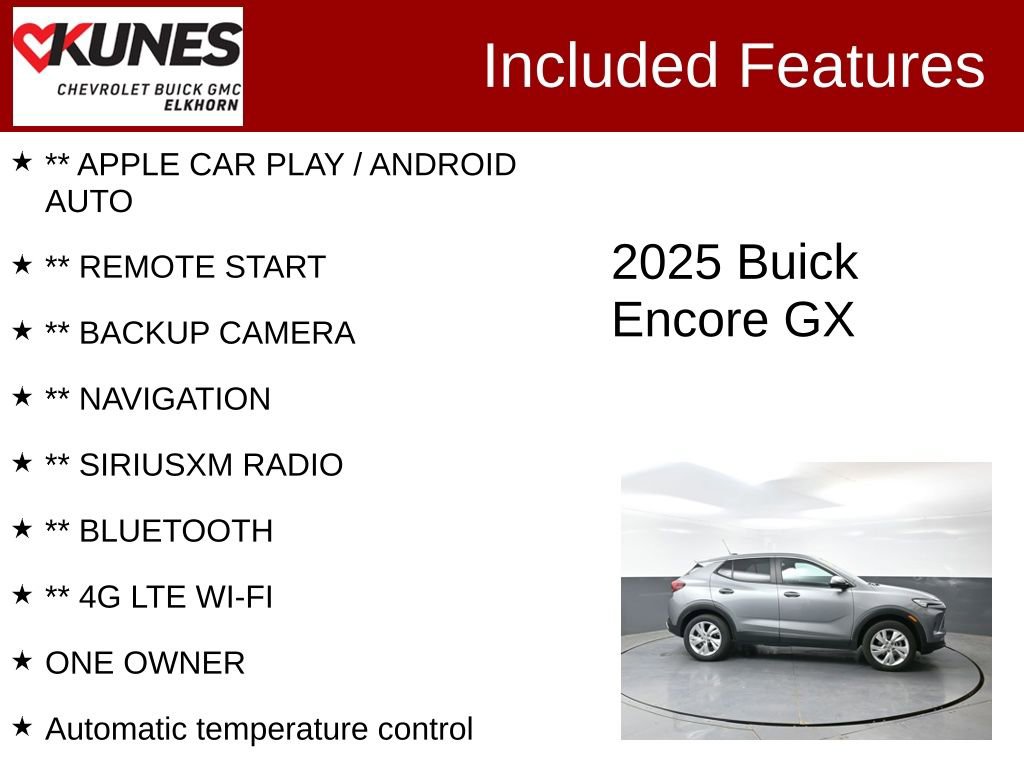Used 2025 Buick Encore GX Preferred AWD/4WD image 2