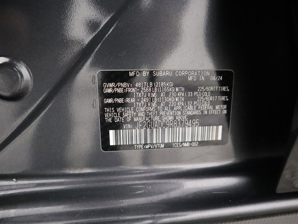 Used 2024 Subaru Crosstrek 2.0i Premium image 35