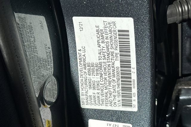 Certified 2022 Honda Civic Sport Touring image 31