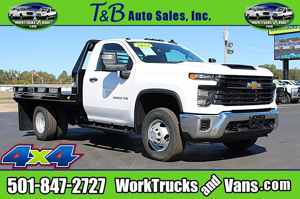 Used 2024 Chevrolet Silverado 3500 W/T w/ Snow Plow Prep Package image 1