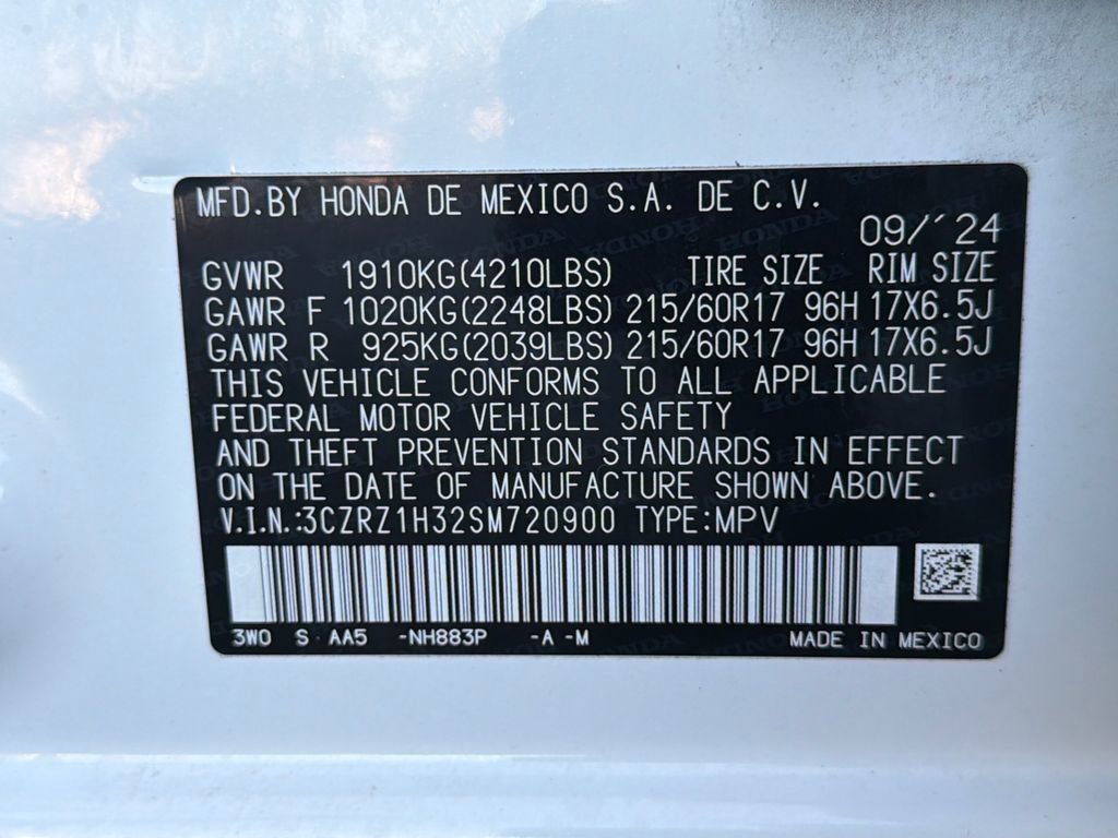 Used 2025 Honda HR-V LX image 35