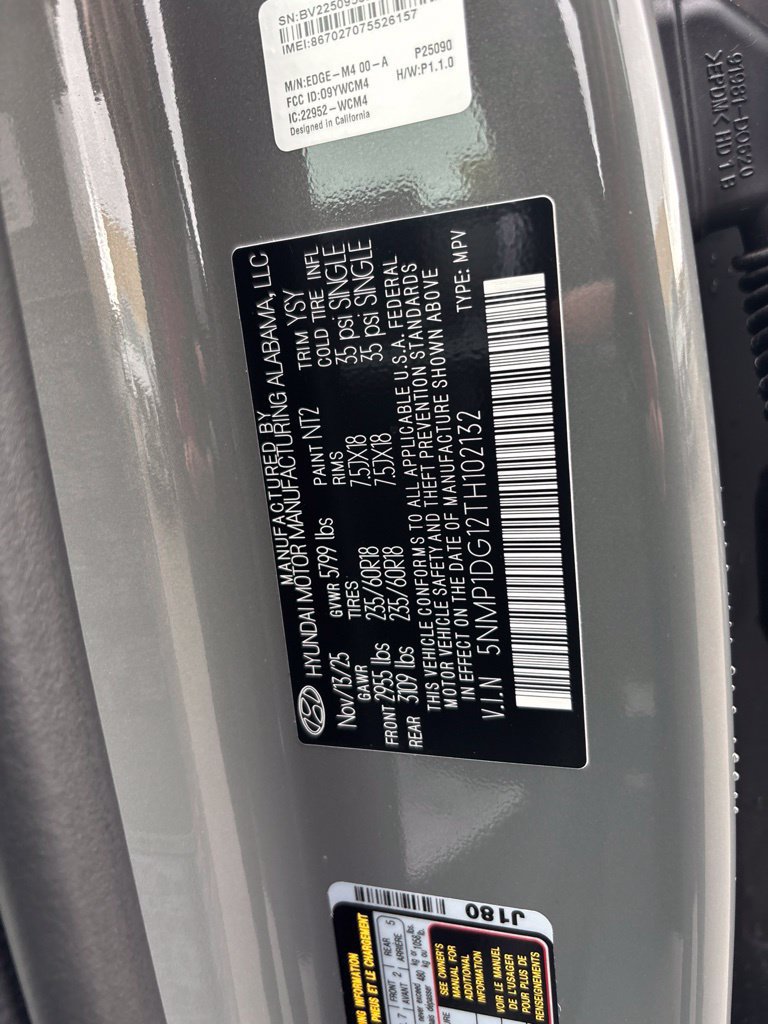 New 2026 Hyundai Santa Fe SE AWD/4WD image 12