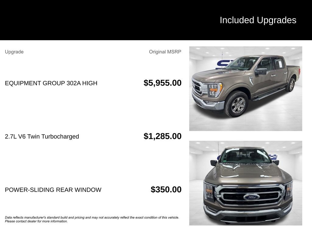 Used 2022 Ford F150 XLT w/ Equipment Group 302A High image 2