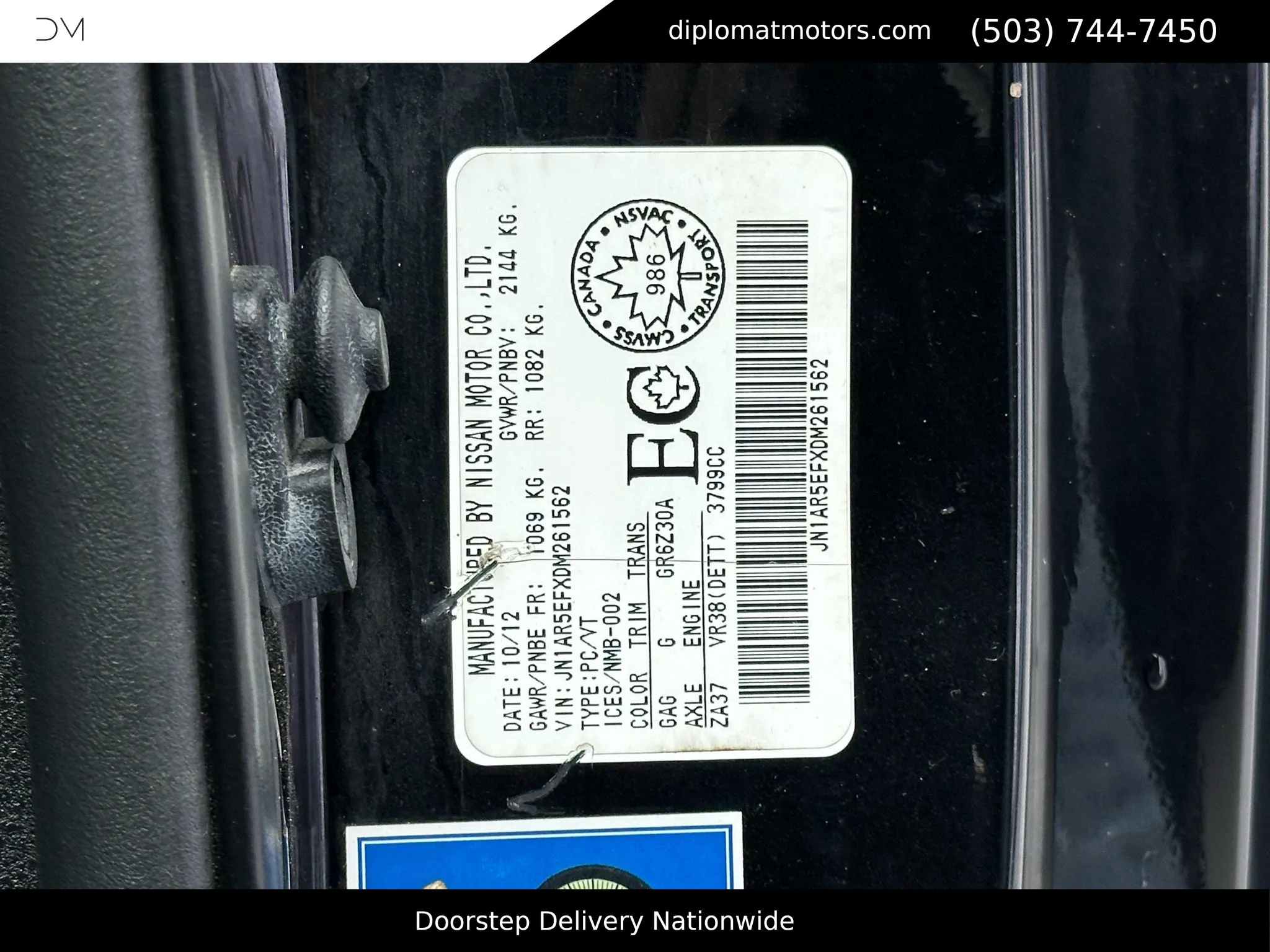 Used 2013 Nissan GT-R Black Edition AWD/4WD image 49