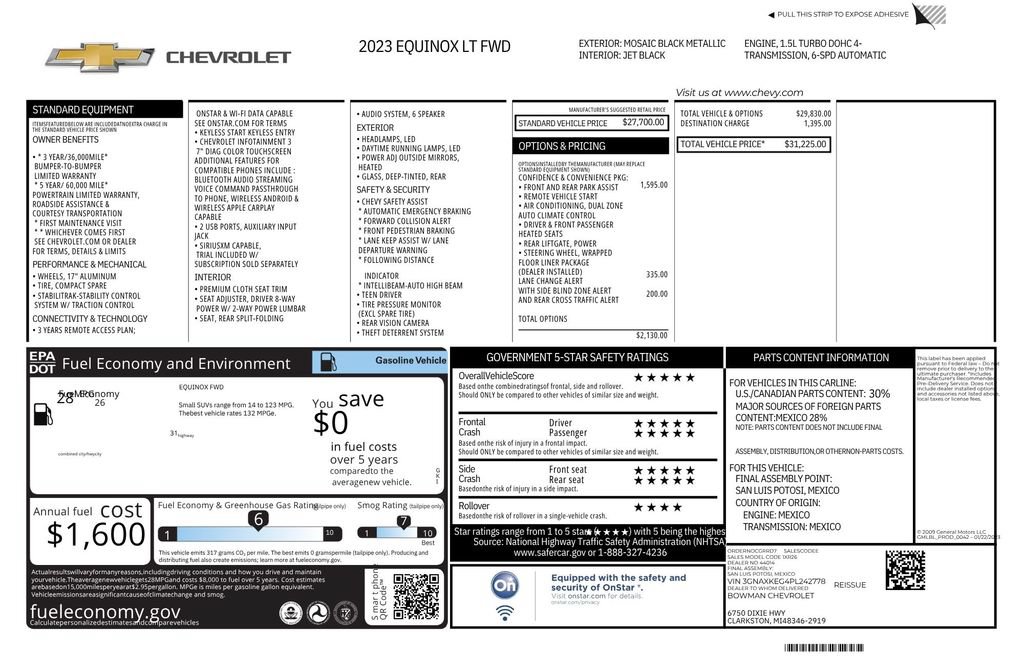 Used 2023 Chevrolet Equinox LT FWD image 12