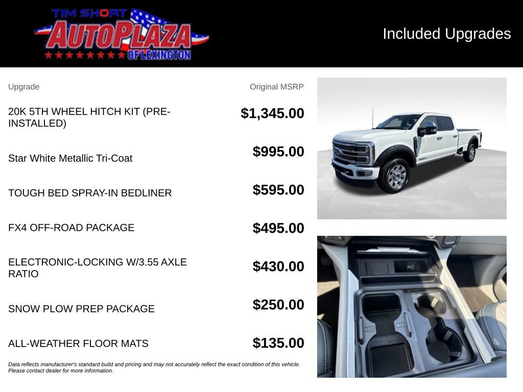 Used 2024 Ford F350 Limited w/ FX4 Off-Road Package AWD/4WD image 22