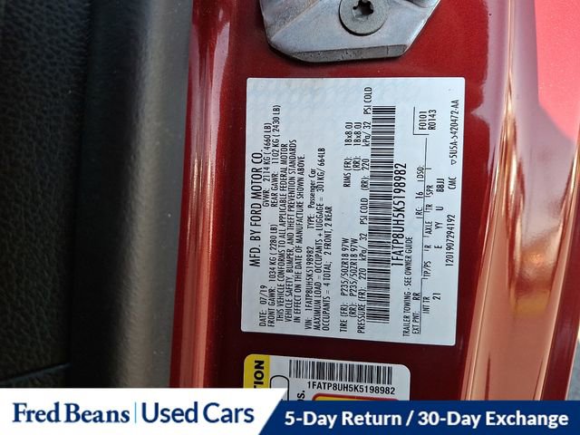 Certified 2019 Ford Mustang Convertible w/ Equipment Group 101A image 27