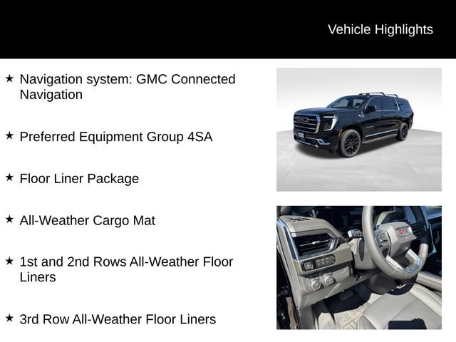 New 2026 GMC Yukon XL Elevation w/ LPO, Floor Liner Package AWD/4WD image 8