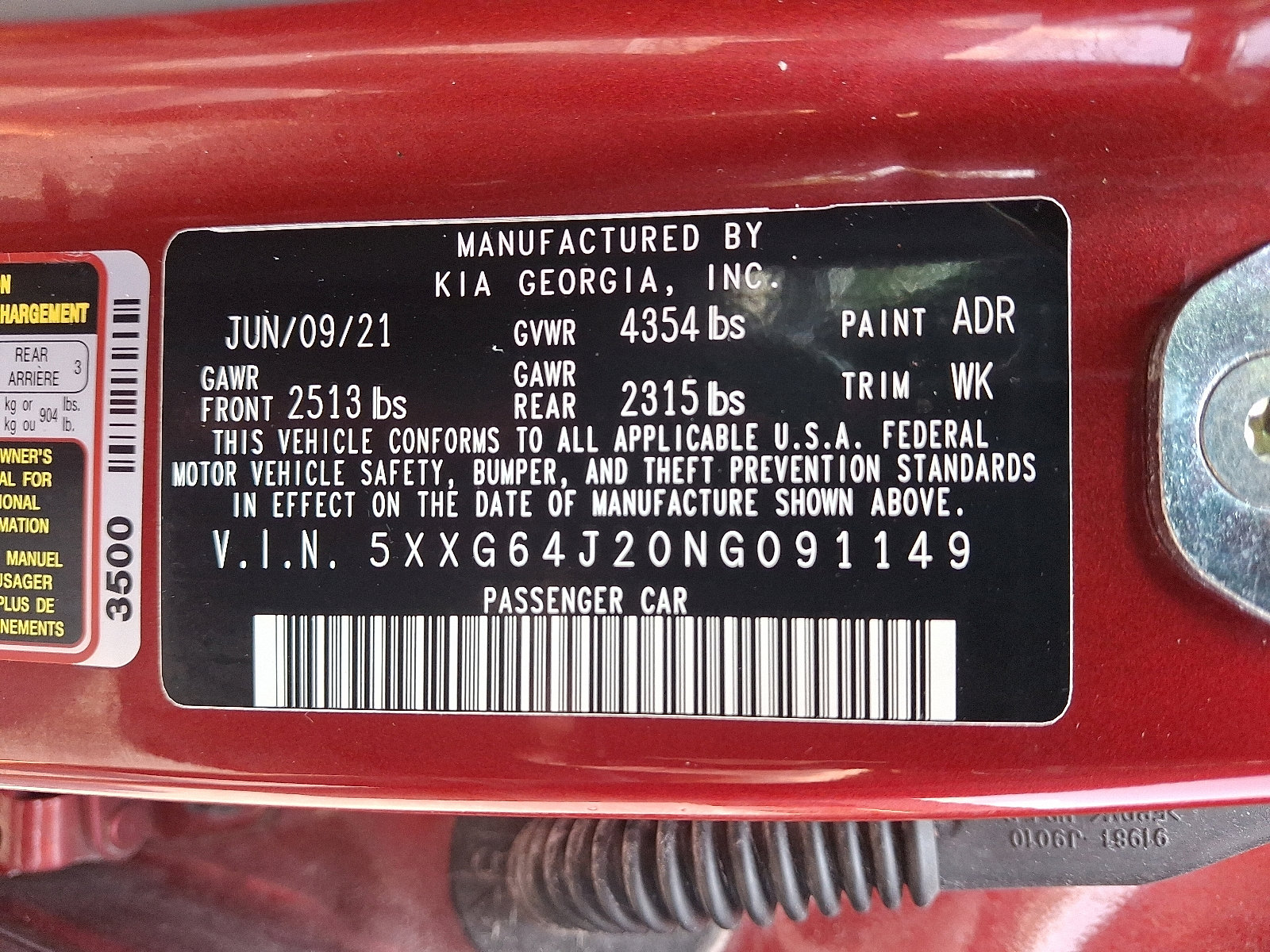 Used 2022 Kia K5 GT-Line w/ GT-Line FWD Premium Package image 27