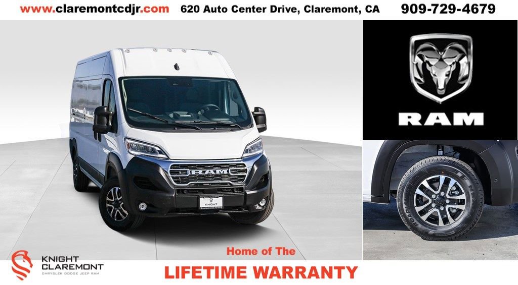 New 2025 RAM ProMaster 3500 w/ Quick Order Package 22G SLT