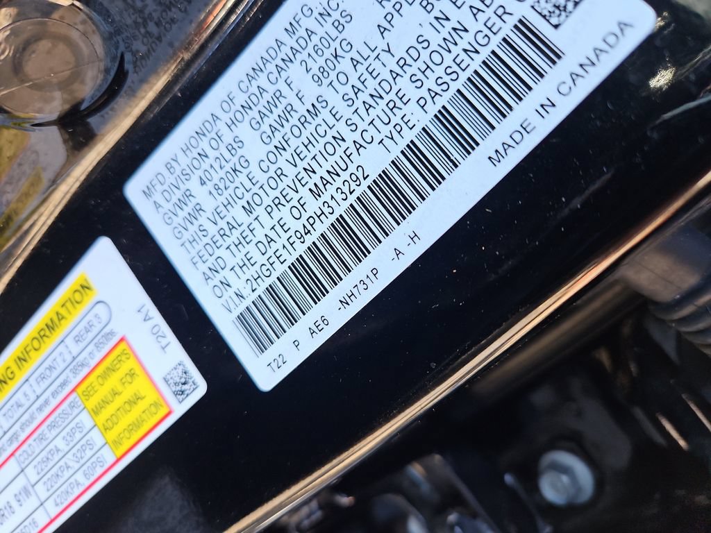 Certified 2023 Honda Civic Touring image 14