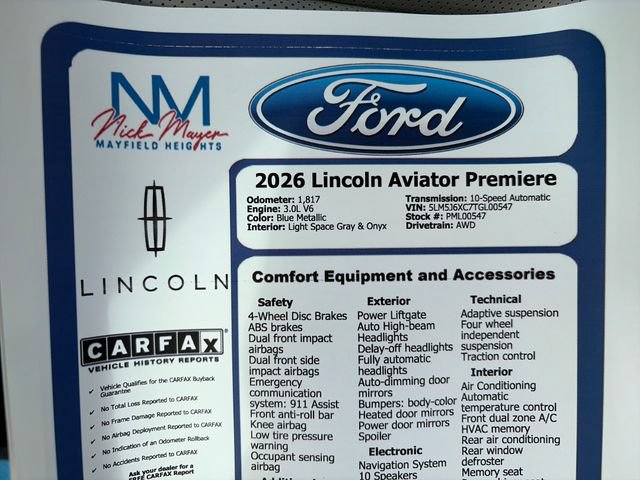 Used 2026 Lincoln Aviator AWD image 42