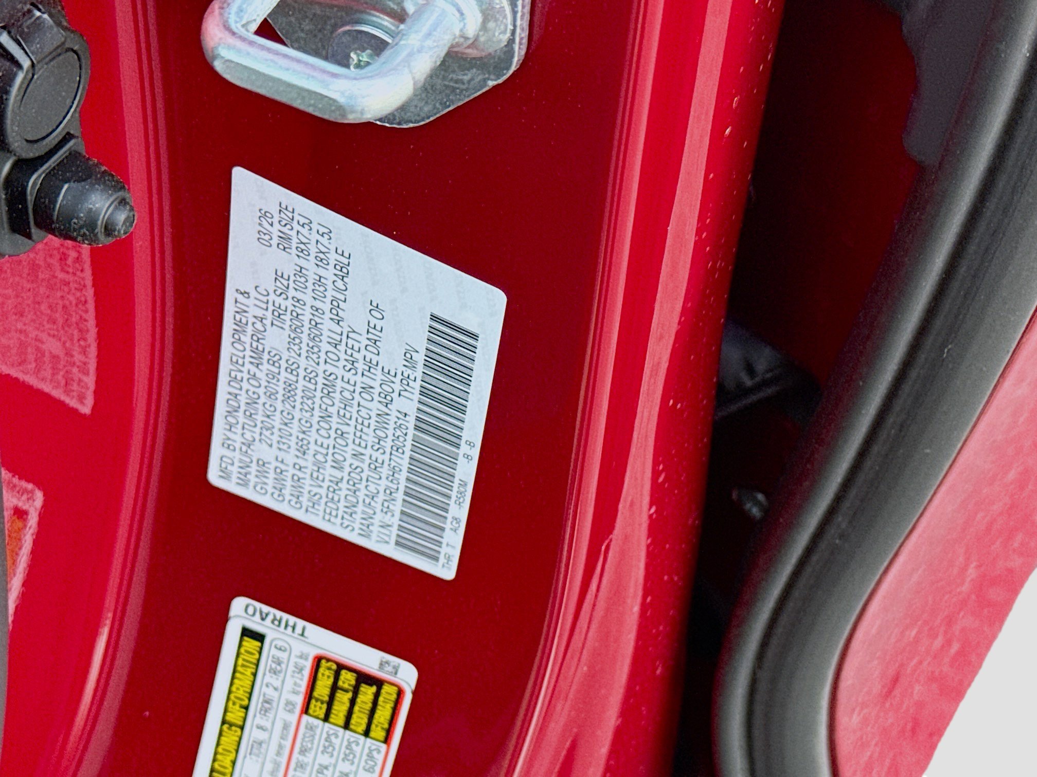 New 2026 Honda Odyssey EX-L image 28