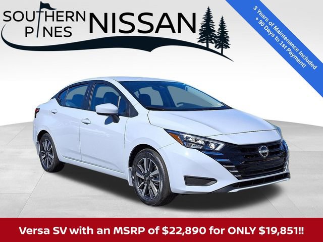 New 2025 Nissan Versa SV w/ Trunk Package