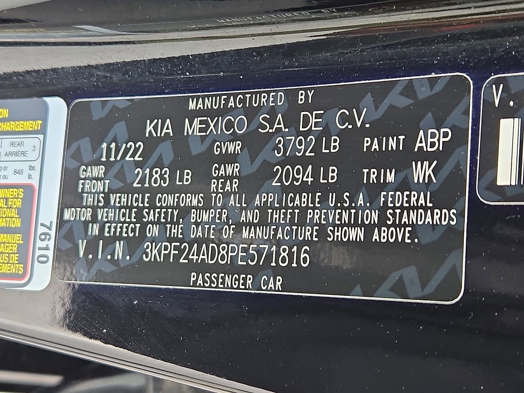 Used 2023 Kia Forte LXS w/ LXS Technology Package FWD image 27