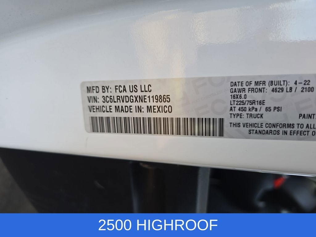 Used 2022 RAM ProMaster 2500 w/ Premium Convenience Group image 35