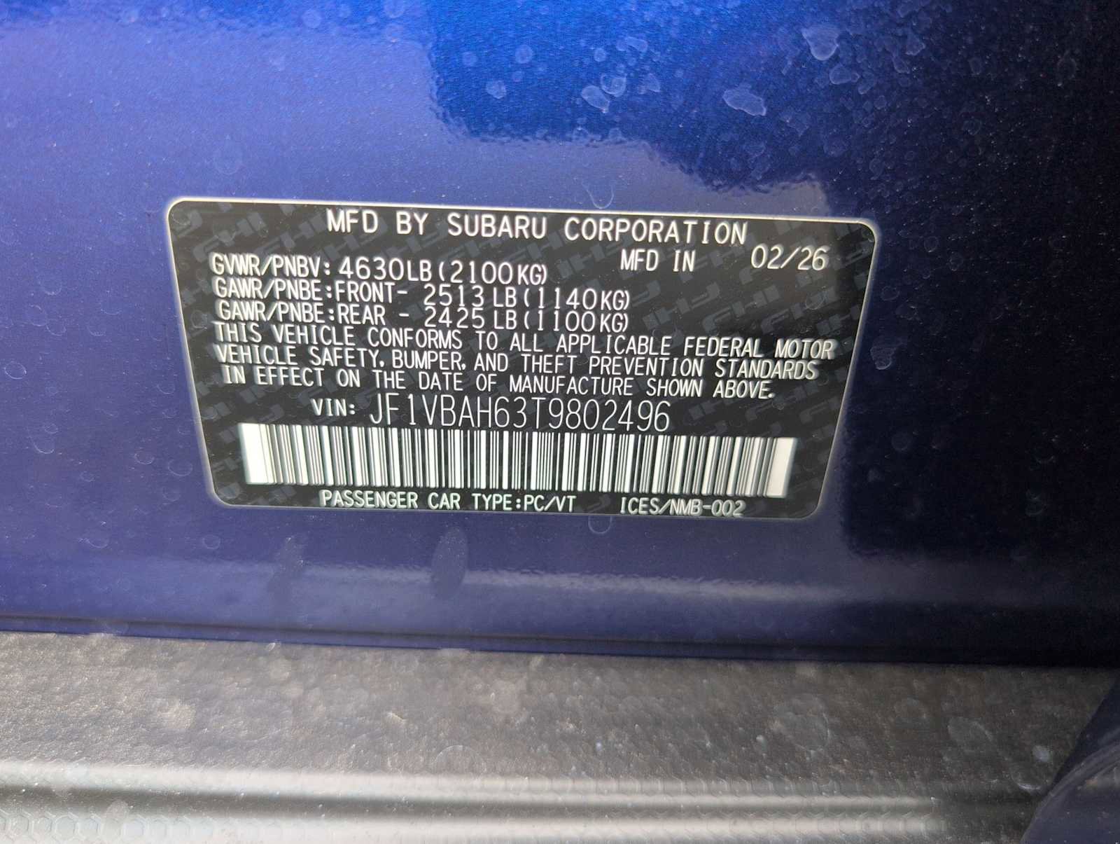 New 2026 Subaru WRX Premium AWD/4WD image 34