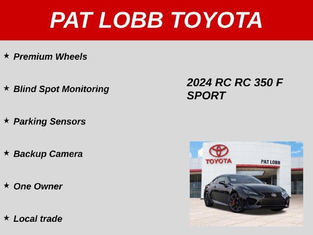 Used 2024 Lexus RC 350 F Sport w/ Navigation Package RWD image 37