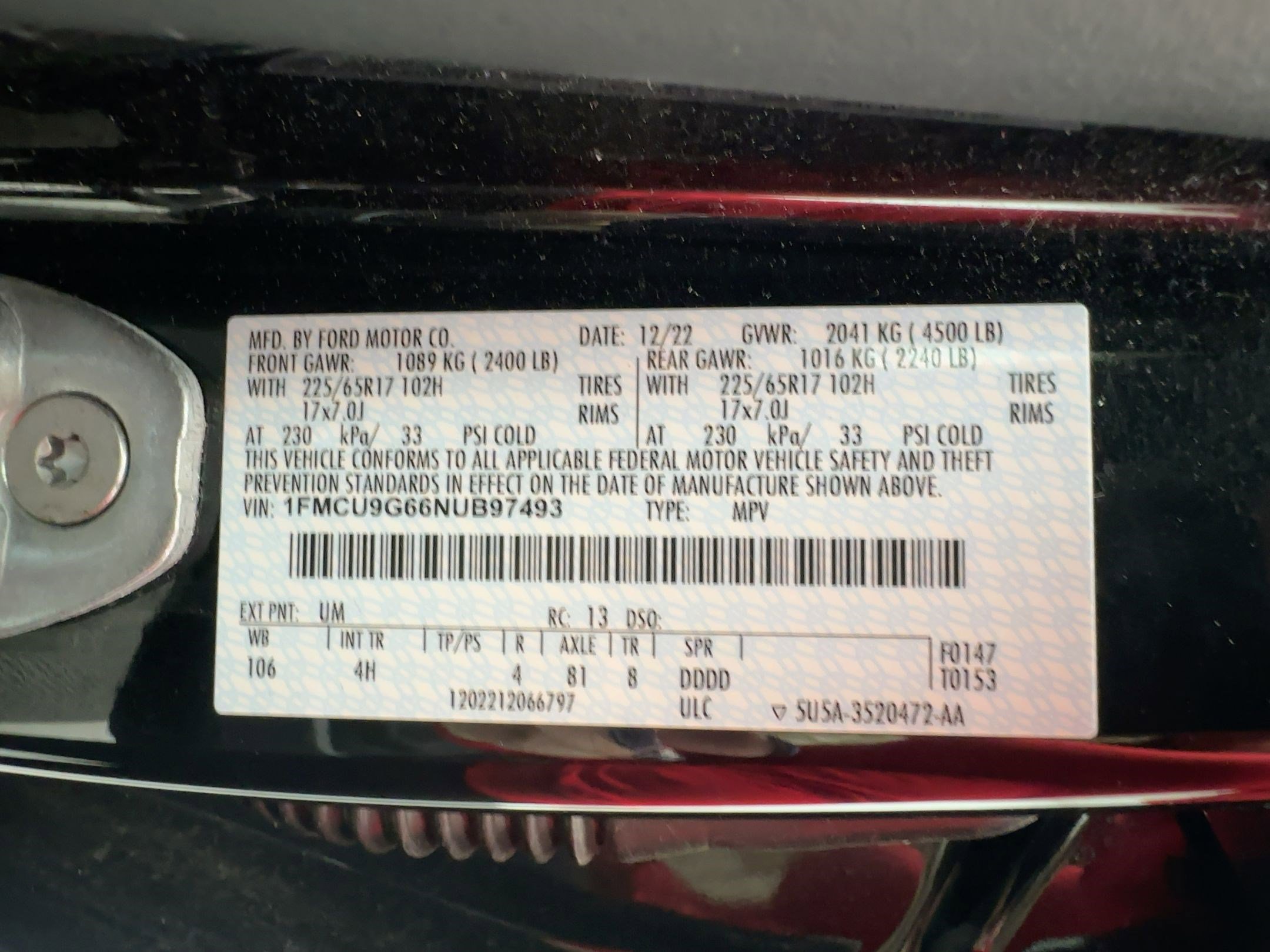 Used 2022 Ford Escape SE w/ Convenience Package image 20