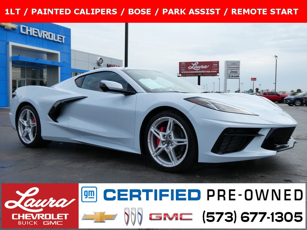 Certified 2023 Chevrolet Corvette Stingray Coupe w/ Chrome Exterior Badge Package