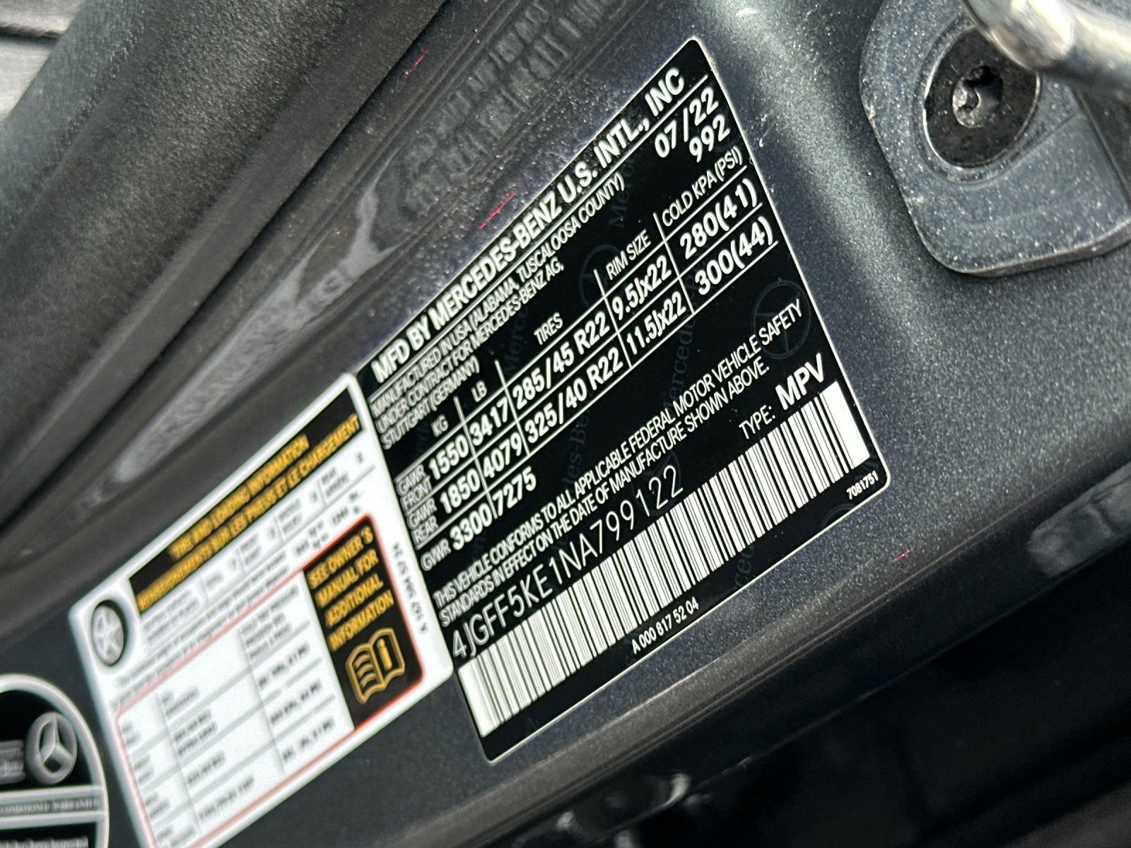 Certified 2022 Mercedes-Benz GLS 450 4MATIC w/ AMG Line Exterior image 28