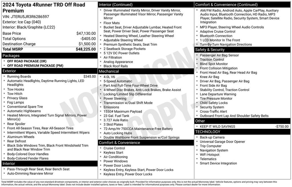 Used 2024 Toyota 4Runner TRD Off-Road Premium image 46