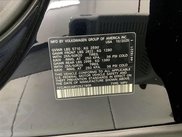 New 2026 Volkswagen Atlas SE image 14