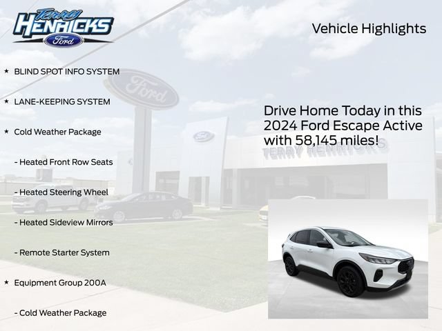 Used 2024 Ford Escape Active AWD/4WD image 4