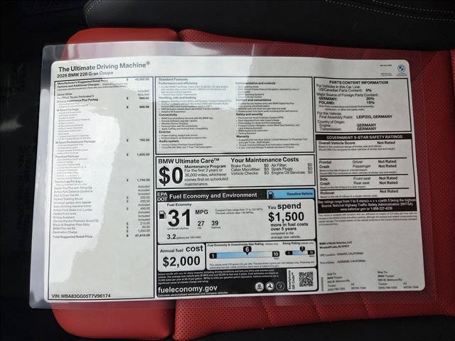 New 2026 BMW 228i w/ Technology Package FWD image 18