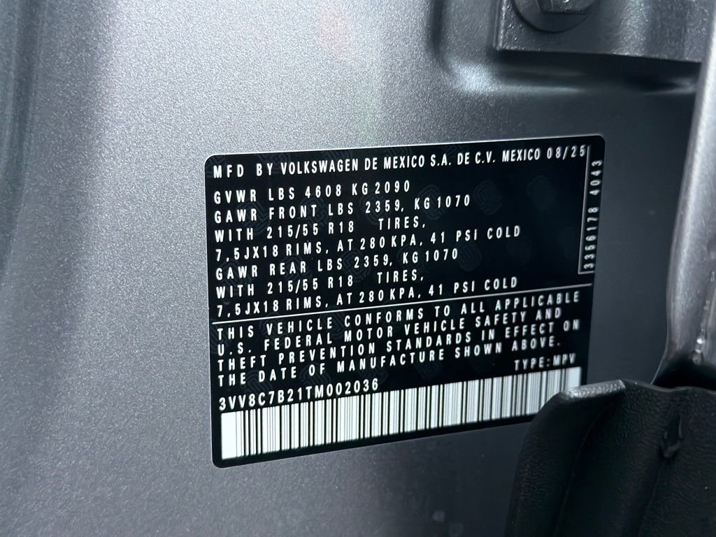 New 2026 Volkswagen Taos S image 16