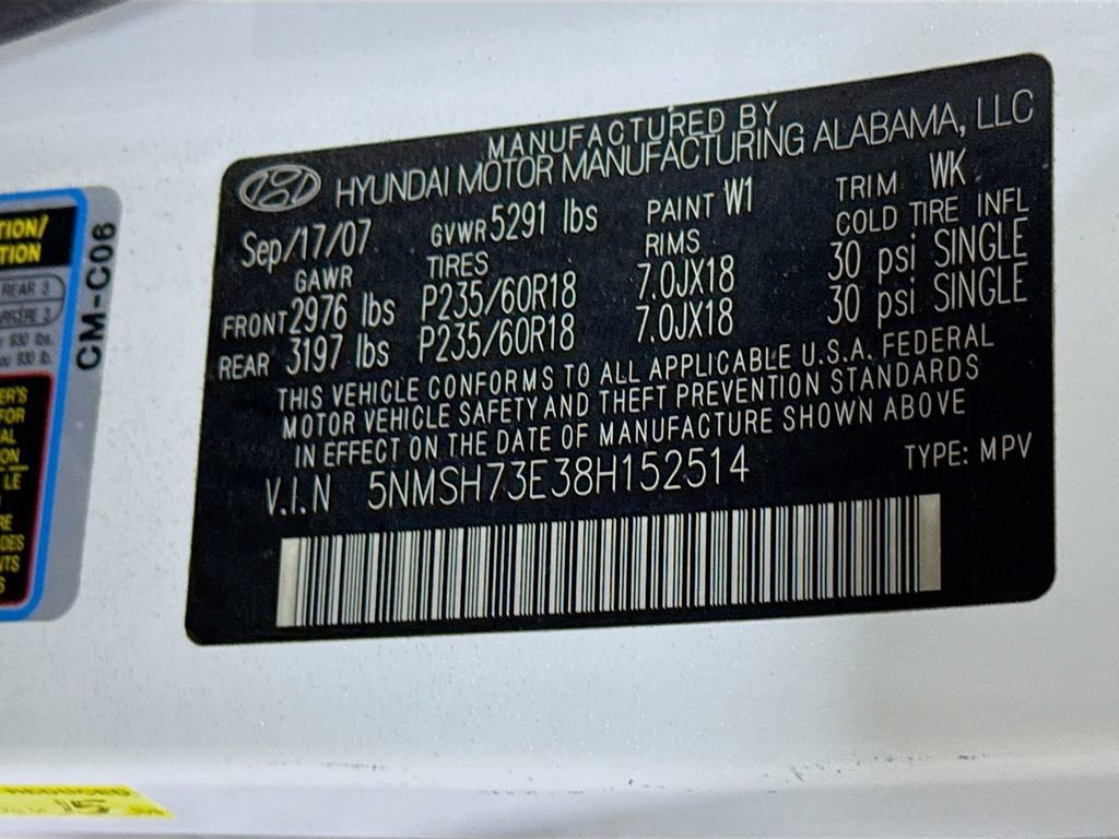 Used 2008 Hyundai Santa Fe SE AWD/4WD image 31
