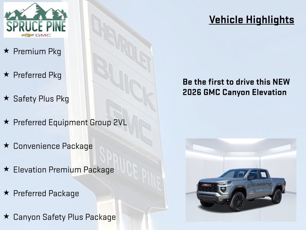 New 2026 GMC Canyon Elevation w/ Convenience Package RWD image 5