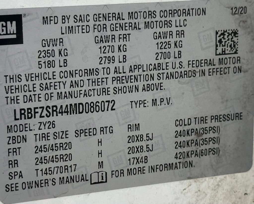 Used 2021 Buick Envision Avenir w/ Technology Package II AWD/4WD image 47