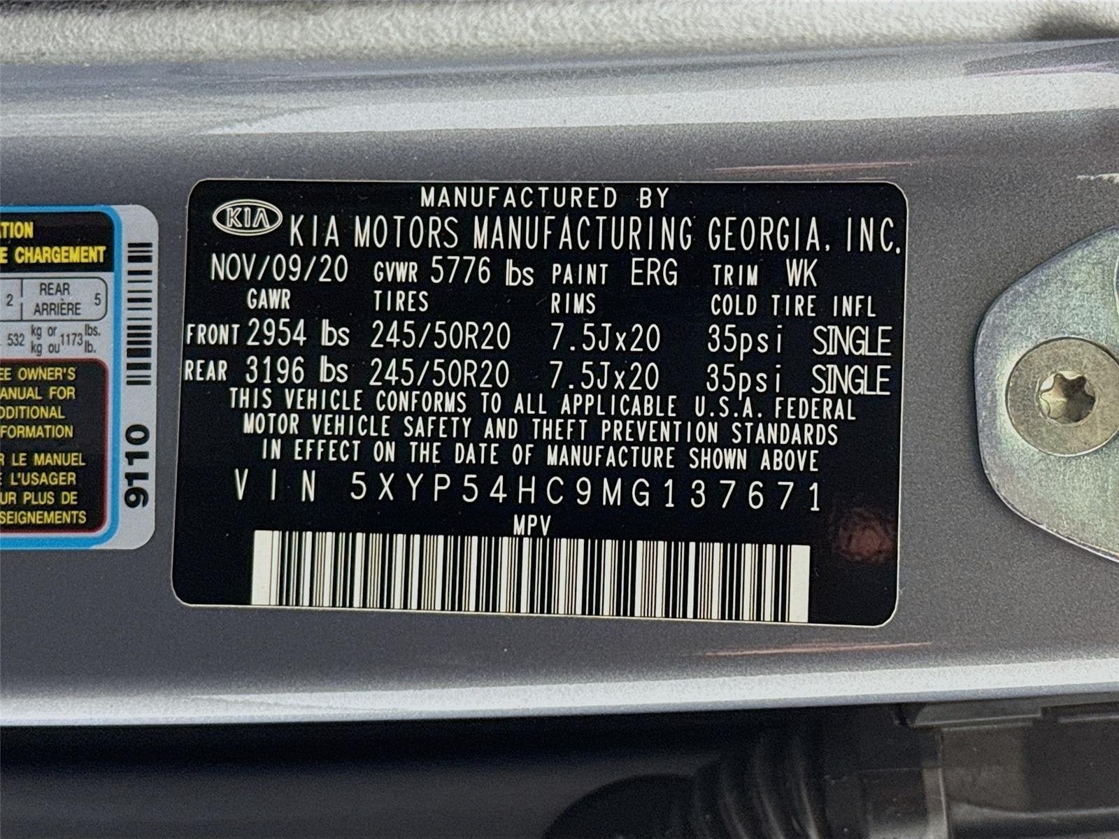 Certified 2021 Kia Telluride SX FWD image 34