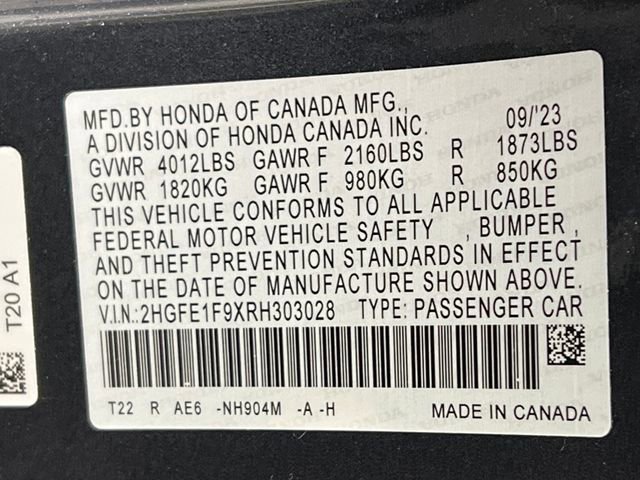 Used 2024 Honda Civic Touring image 40