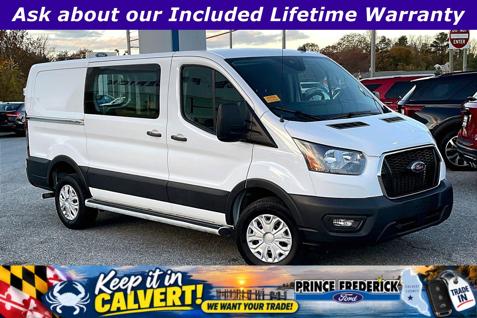 Certified 2024 Ford Transit 250 Low Roof w/ Exterior Upgrade Package RWD image 1