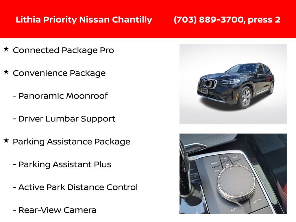 Used 2023 BMW X3 xDrive30i w/ Convenience Package AWD/4WD image 12
