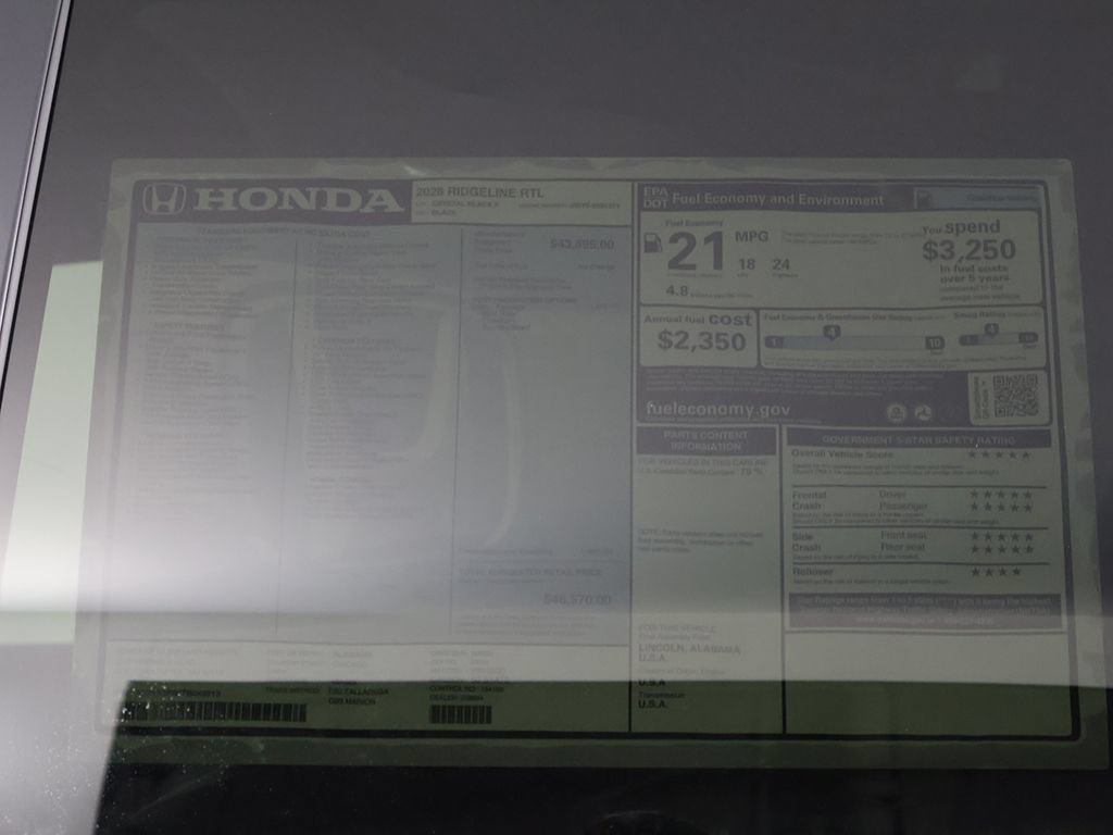 New 2026 Honda Ridgeline RTL image 24