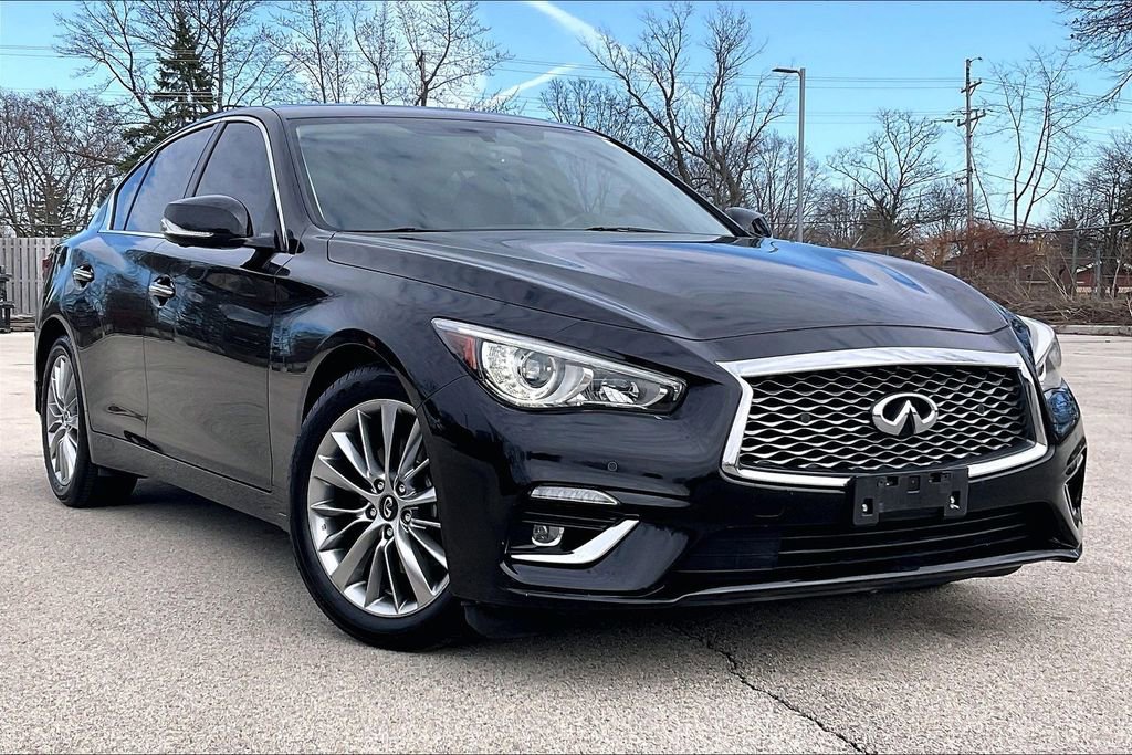 Used 2021 INFINITI Q50 Luxe w/ Cargo Package