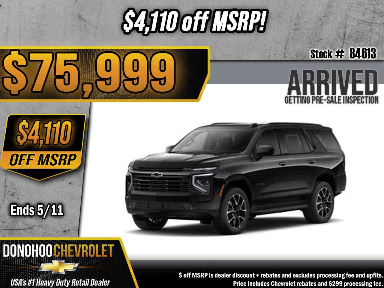 New 2026 Chevrolet Tahoe RST w/ Comfort Package