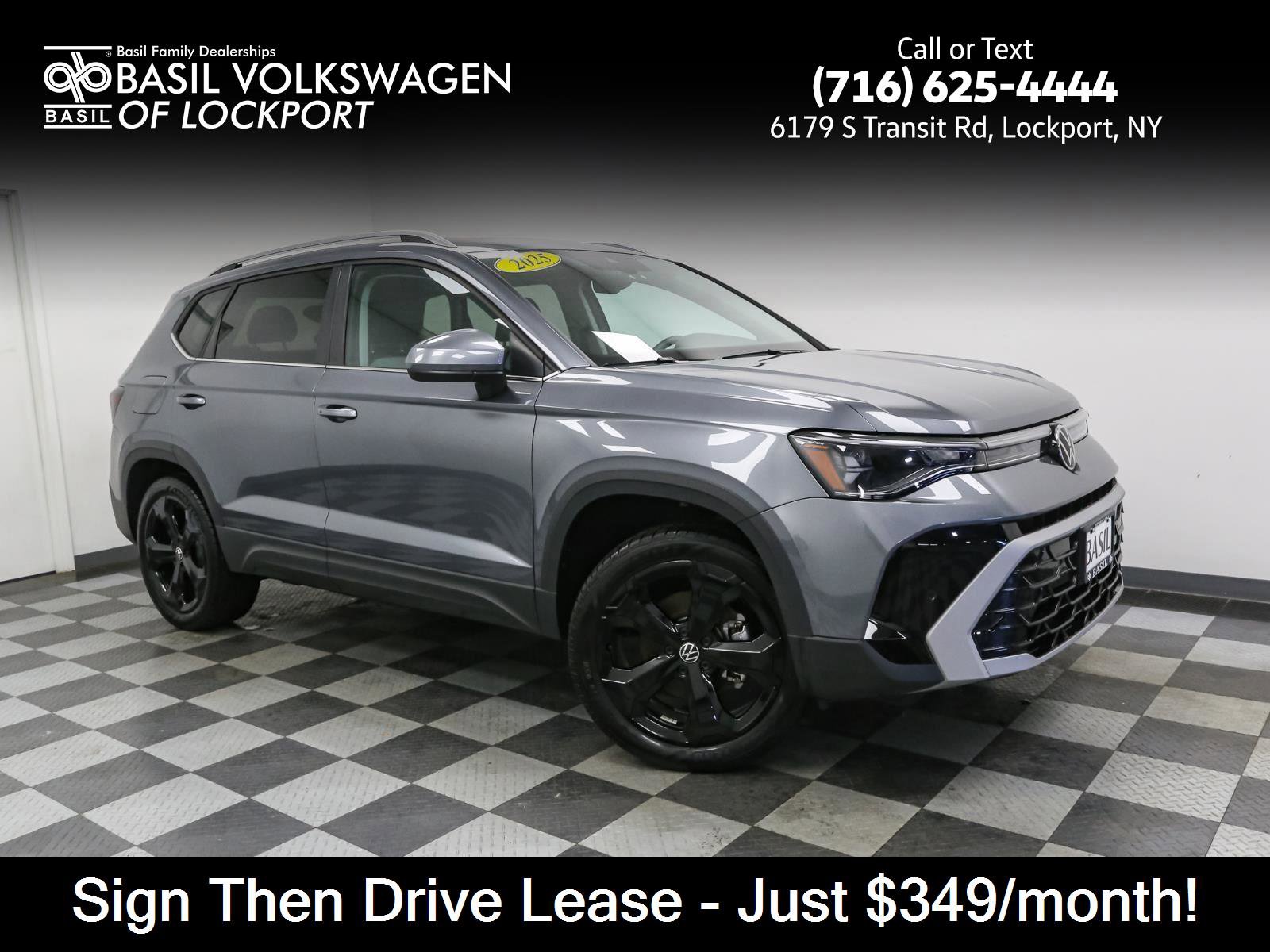 Used 2025 Volkswagen Taos SEL w/ Black Wheel Plus Package image 1