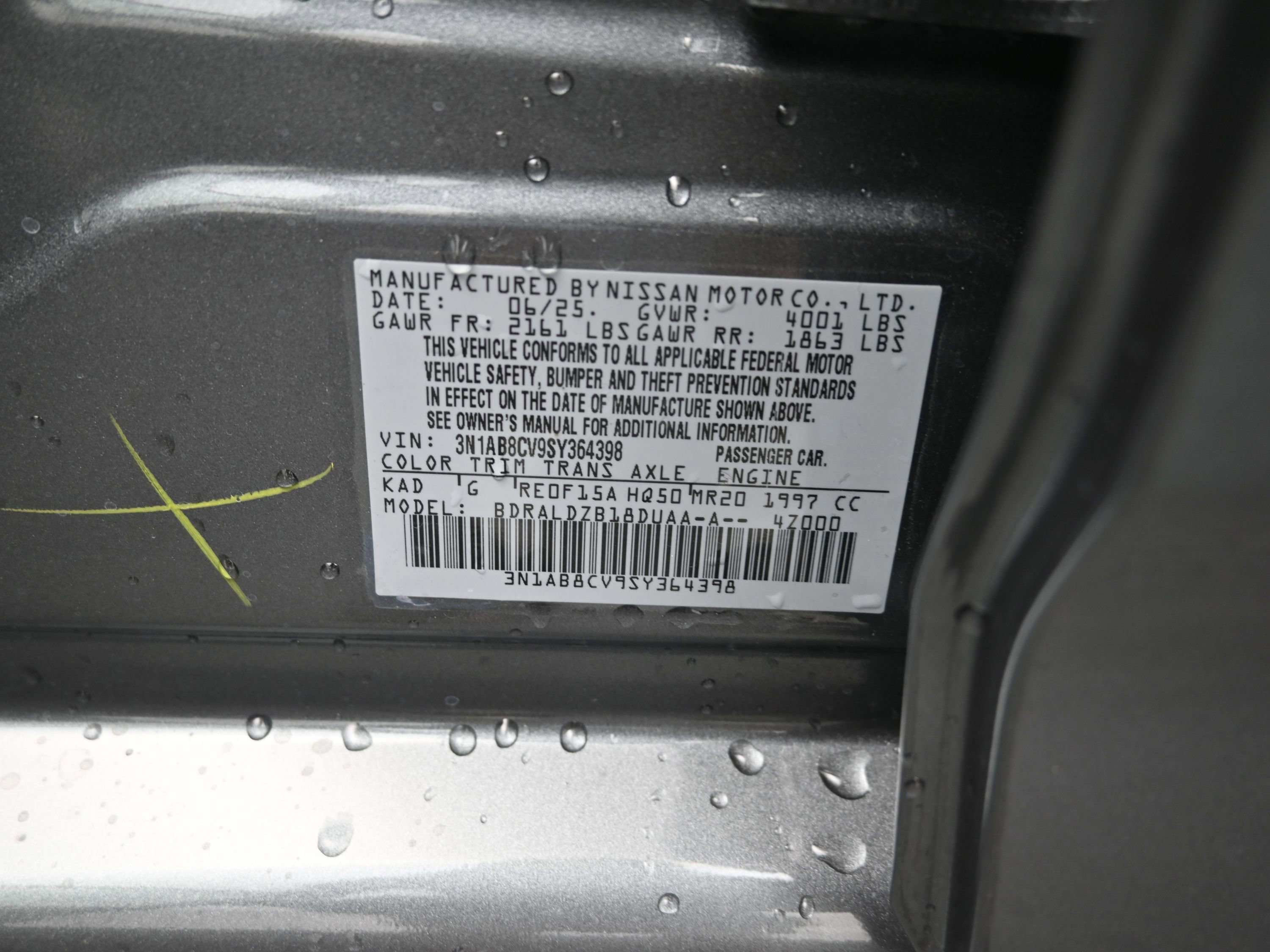 New 2025 Nissan Sentra SV w/ All-Weather Package image 9