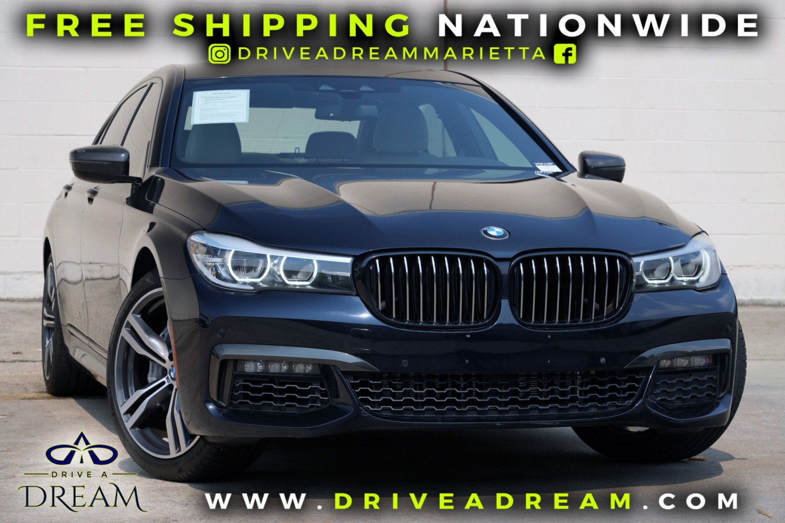 Used 2019 BMW 740i w/ M Sport Package RWD image 2