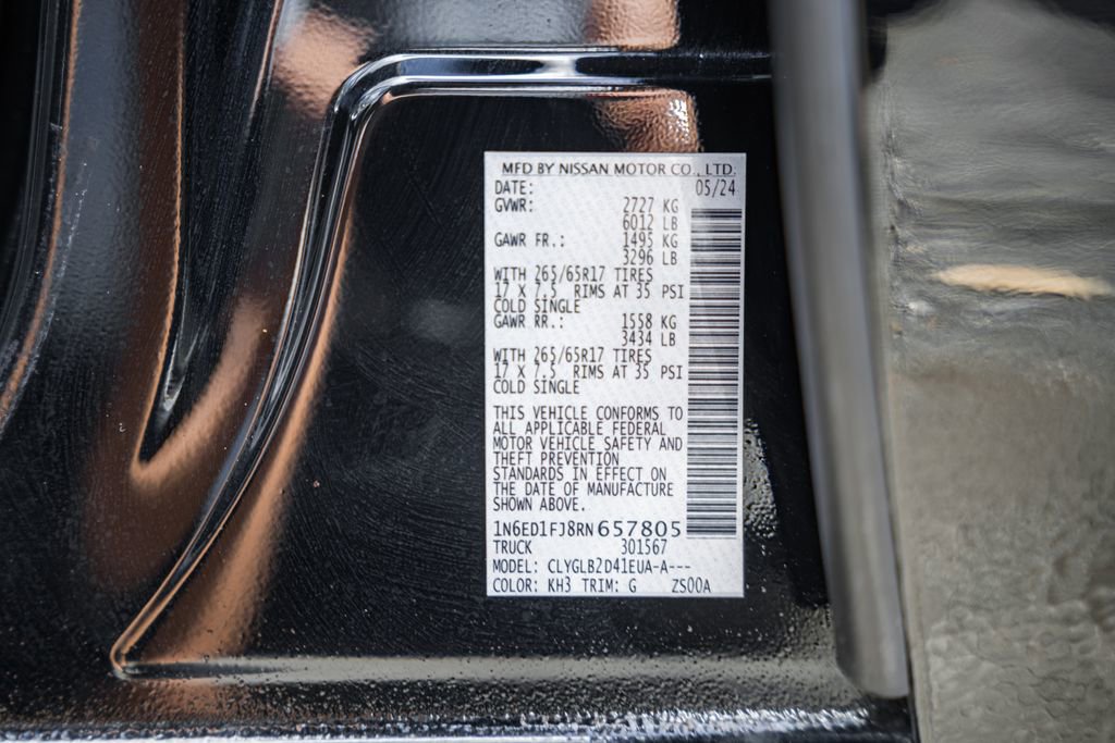 Used 2024 Nissan Frontier SV w/ Technology Package image 32