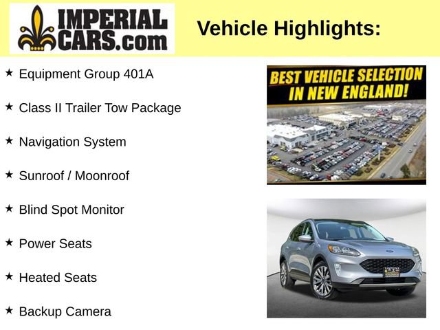 Used 2022 Ford Escape Titanium w/ Class II Trailer Tow Package AWD/4WD image 8