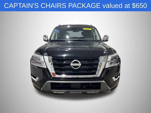 Used 2022 Nissan Armada Platinum w/ Captain's Chairs Package video 2