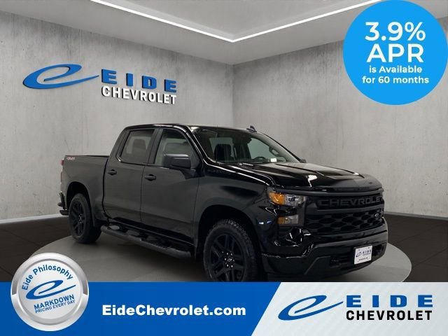 New 2026 Chevrolet Silverado 1500 Custom w/ Turbomax Blackout Package