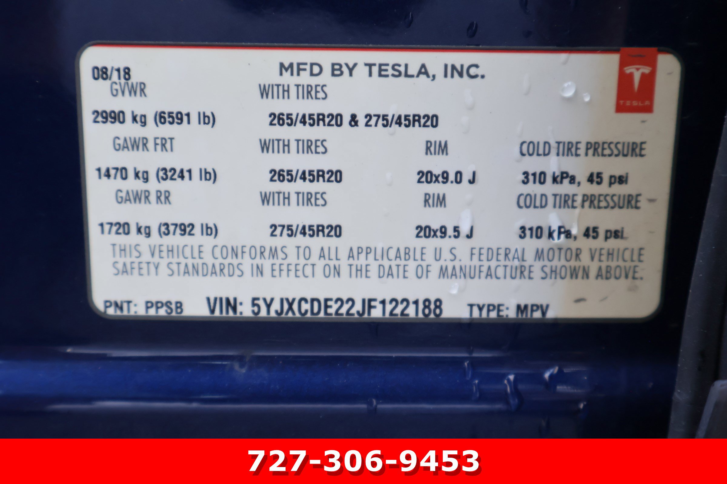 Used 2018 Tesla Model X AWD/4WD image 24