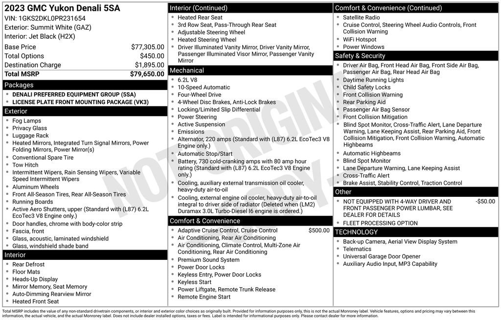 Used 2023 GMC Yukon Denali image 36