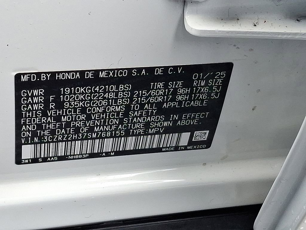 Used 2025 Honda HR-V LX image 27